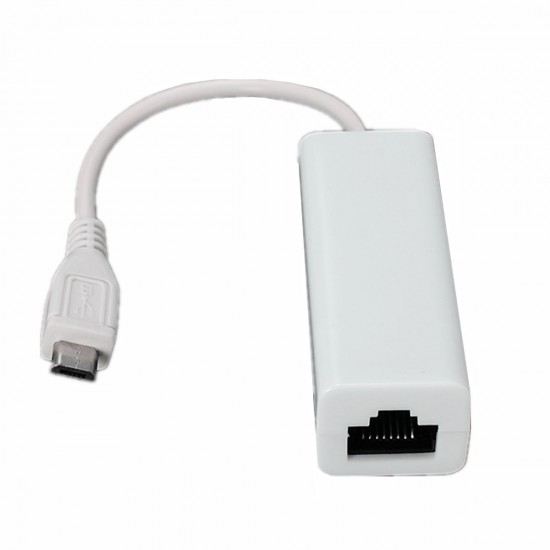 5-Pin Micro USB 2.0 to RJ45 Ethernet Network Adapter For Tablet 5-Pin Micro USB 2.0 to RJ45 Ethernet Network Adapter For Tablet