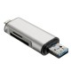 5 in 1 USB 3.1 Type-C To Micro USB 2.0 TF/SD Card Reader USB 3.0 Adapter for Tablet 5 in 1 USB 3.1 Type-C To Micro USB 2.0 TF/SD Card Reader USB 3.0 Adapter for Tablet
