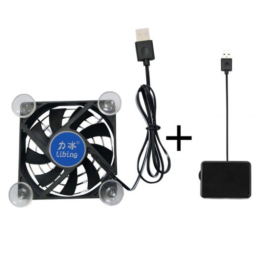 8CM Heat Sink Cooler Cooling Fan for Tablet Smartphone Black