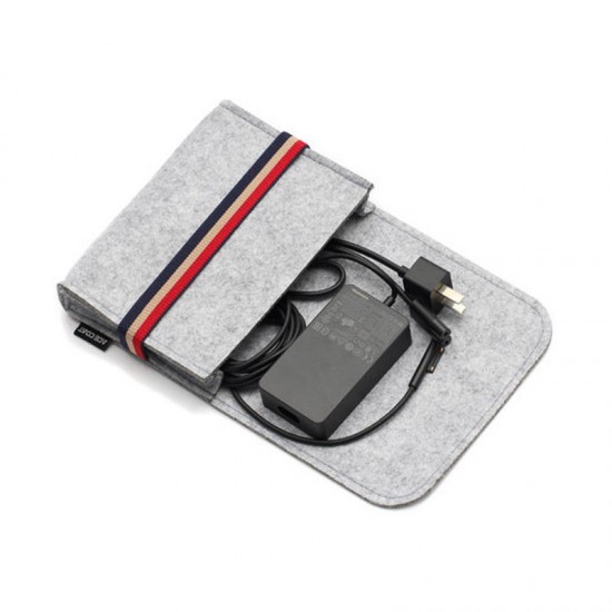 Steak Felt Power Pack Mini Accessories Bag Tablet Case