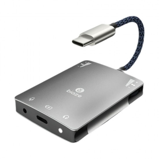 TH12 2 in 1 Type-C 3.5MM AUX Sound Card Live Audio Charging Converter Adapter TH12 2 in 1 Type-C 3.5MM AUX Sound Card Live Audio Charging Converter Adapter