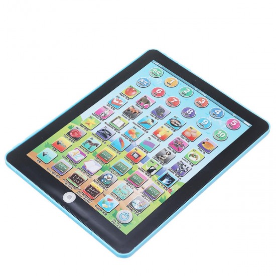 Baby Tablet Educational Toys Girls Learning English Voice Teach Toy Tablet