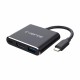 CFS001 USB C HUB to 4K HD USB-A 3.1 USB-C PD Charging Port Adapter for Tablet Laptop Game Consoles