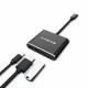 CFS001 USB C HUB to 4K HD USB-A 3.1 USB-C PD Charging Port Adapter for Tablet Laptop Game Consoles