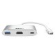 CH13 3 In 1 Type-C to USB 3.0 HD Type-C Converter Multifunction HUB For Macbook Tablet PC CH13 3 In 1 Type-C to USB 3.0 HD Type-C Converter Multifunction HUB For Macbook Tablet PC