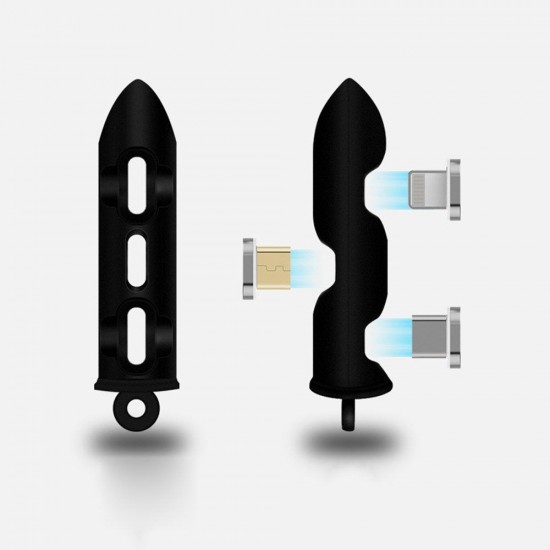 CX009 Magnetic Suction Head Storage Device Magnetic Data Cable Storage Box Bullet Portable Storage CX009 Magnetic Suction Head Storage Device Magnetic Data Cable Storage Box Bullet Portable Storage