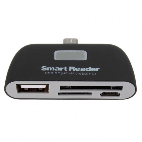 OTG Micro USB SD TF Card Reader USB2.0 Adapter Connector For Tablet Cell Phone OTG Micro USB SD TF Card Reader USB2.0 Adapter Connector For Tablet Cell Phone