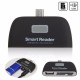 OTG Micro USB SD TF Card Reader USB2.0 Adapter Connector For Tablet Cell Phone OTG Micro USB SD TF Card Reader USB2.0 Adapter Connector For Tablet Cell Phone