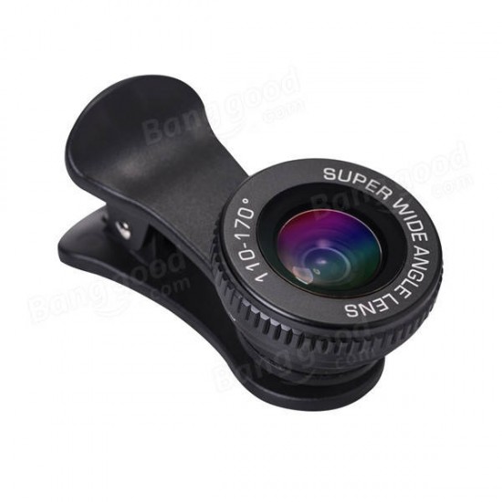 Universal 2 In 1 Mobile Phone Lens 0.6X Wide Angle 15X Macro For SmartPhone Tablet