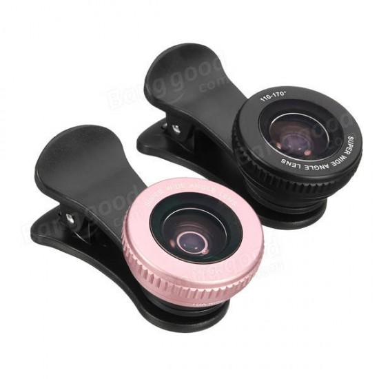 Universal 2 In 1 Mobile Phone Lens 0.6X Wide Angle 15X Macro For SmartPhone Tablet