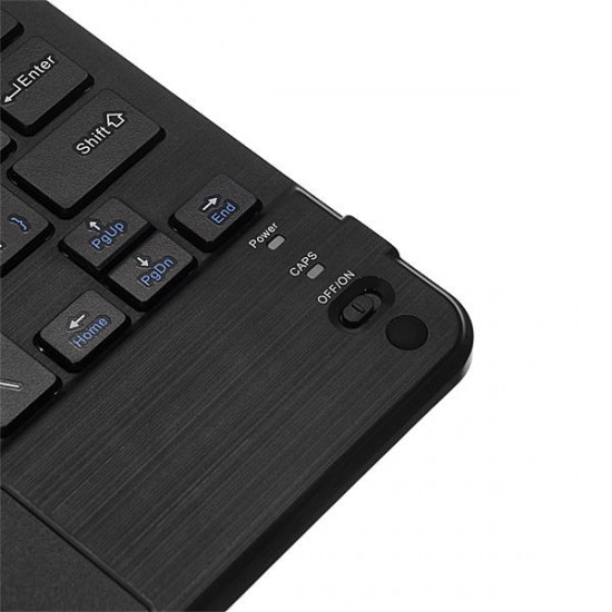 HB119 Universal Wireless bluetooth Touch Keyboard with Leather for Tablet Cell Phone