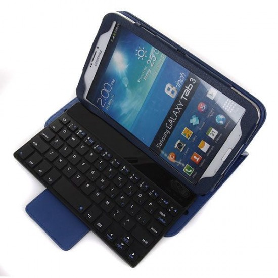 LS-BK310 bluetooth Keyboard Stand PU Leather Case For Tablets