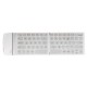 Wireless bluetooth Thin English Keyboard White
