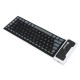 Waterproof Flexible Silicone Wireless bluetooth Mini Keyboard for Cell Phone Tablet