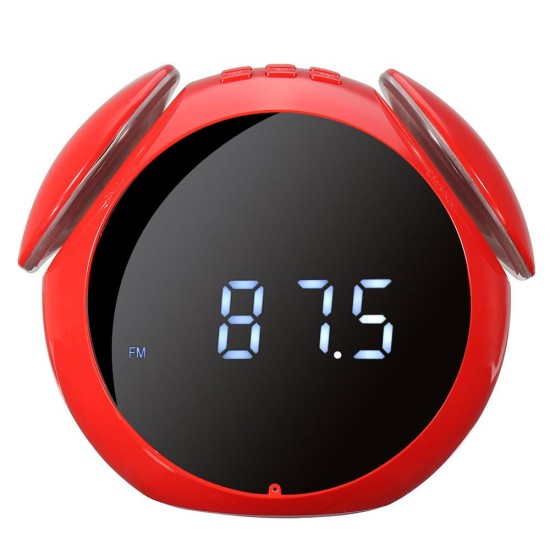 Wireless bluetooth Speaker Alarm Clock for Smartphones Tablet