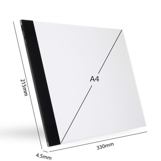 Mrosaa A4 LED Artist Thin Art Stencil Drawing Board Light Box Pad Table Mrosaa A4 LED Artist Thin Art Stencil Drawing Board Light Box Pad Table