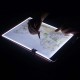 Mrosaa A4 LED Artist Thin Art Stencil Drawing Board Light Box Pad Table