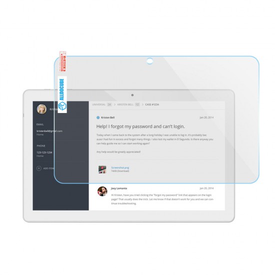 Toughened Glass Screen Protector for Cube iWork10 Pro Tablet