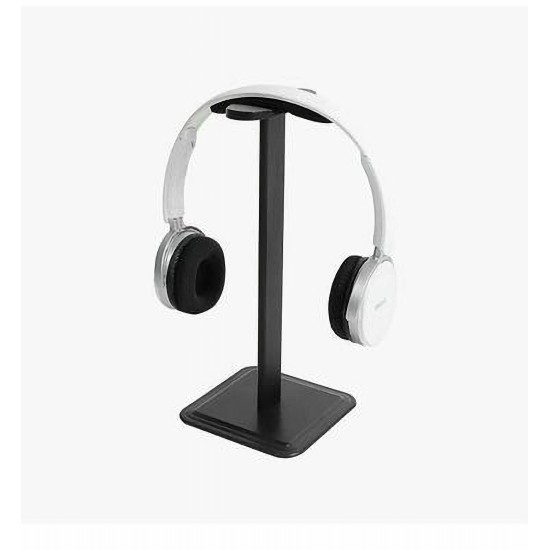 Black Style Simple Stretchable Headset Stand For Laptop Earphone