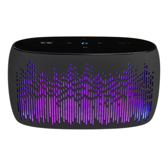 Portable Wireless bluetooth Super Bass Optional LED Light Modes Speaker For Tablet Cellphone