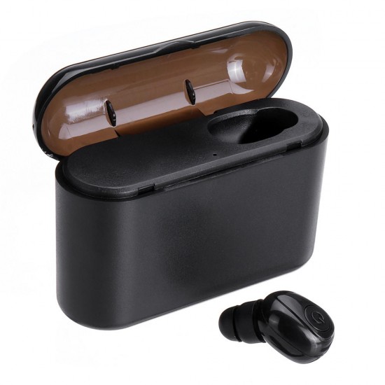 X8 Mini Single bluetooth Wireless Earphone Noise Cancelling Handsfree With Charging Box