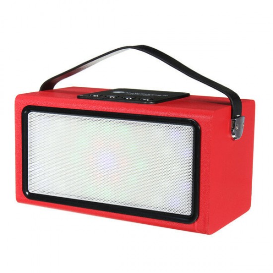 bluetooth Wireless Retro Style Radio FM LED Light Speaker Support AUX USB TF bluetooth Wireless Retro Style Radio FM LED Light Speaker Support AUX USB TF