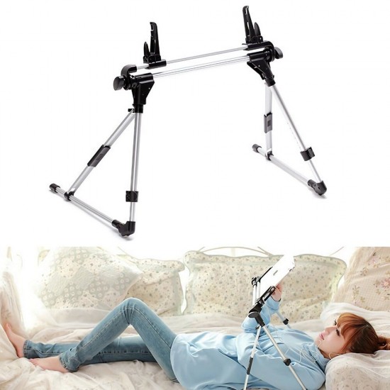 4-11 Inch Adjustable Lazy Bed Floor Desk Tripod Foldable Desktop Mount Phone Holder Tablet Stand