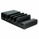 4 USB Charging Station Charger Dock Universal Charging Station Multi-function Stand Black for Tablet Mobile Phone 4 USB Charging Station Charger Dock Universal Charging Station Multi-function Stand Black for Tablet Mobile Phone
