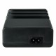 4 USB Charging Station Charger Dock Universal Charging Station Multi-function Stand Black for Tablet Mobile Phone