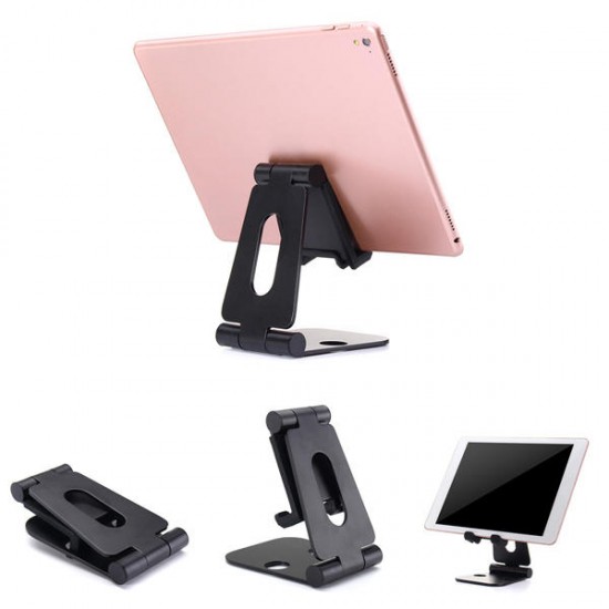 Aluminum Double Folding Bracket Stand For Smartphone Tablet