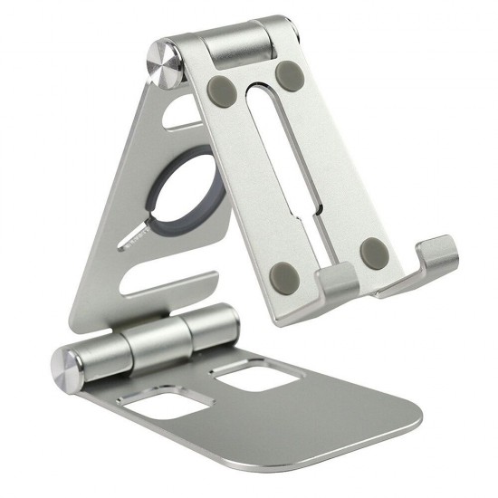 Foldable HW07B-1 Mobile Phone Tablet Stand Holder Aluminum Alloy Charging Base Bracket for Apple Tablet Watch Foldable HW07B-1 Mobile Phone Tablet Stand Holder Aluminum Alloy Charging Base Bracket for Apple Tablet Watch