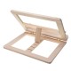 Multifunctional Foldable Wood Book Tablet Stand Cookbook Holder Adjustable Reading Rack