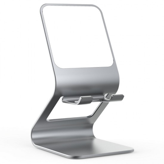 Foldable Desktop Metal Holder Bracket Live Mirror Stand for Tablet Smartphone Foldable Desktop Metal Holder Bracket Live Mirror Stand for Tablet Smartphone