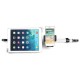 Universal Aluminum Alloy Car Headrest Holder For Phones And 7''-10.5'' Tablets Universal Aluminum Alloy Car Headrest Holder For Phones And 7''-10.5'' Tablets
