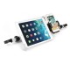 Universal Aluminum Alloy Car Headrest Holder For Phones And 7''-10.5'' Tablets