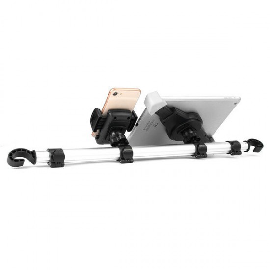 Universal Aluminum Alloy Car Headrest Holder For Phones And 7''-10.5'' Tablets Universal Aluminum Alloy Car Headrest Holder For Phones And 7''-10.5'' Tablets