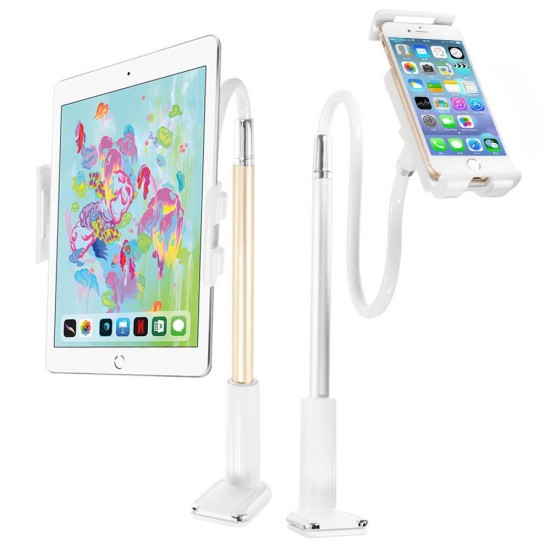 Universal Flexible Long Arm Clip Metal Holder Lazy Bracket Stand For 4-10.6 Inch Tablet Cellphone Universal Flexible Long Arm Clip Metal Holder Lazy Bracket Stand For 4-10.6 Inch Tablet Cellphone