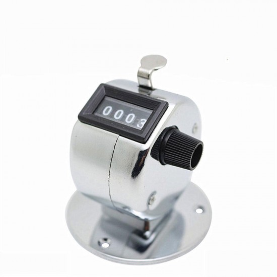 0-9999 Counter Metal Case Manual Four-Digit Counter With Plastic Base