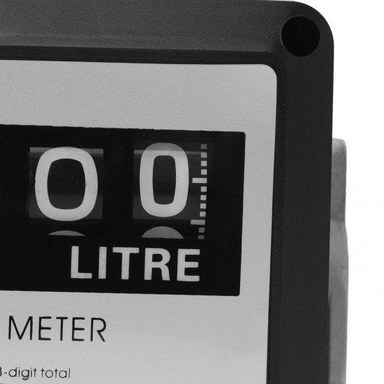 4 Digital Diesel FM-120 Gasoline Fuel Petrol Oil Flow Meter Counter Gauge 20-120L/Min for Refueling Device 4 Digital Diesel FM-120 Gasoline Fuel Petrol Oil Flow Meter Counter Gauge 20-120L/Min for Refueling Device