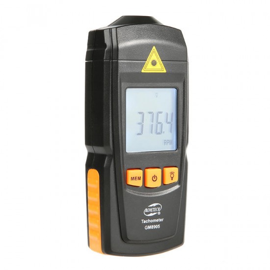 GM8905 Non Contact Handheld LCD Digital Laser Tachometer RPM Tach Tester Meter Motor Speed Gauge GM8905 Non Contact Handheld LCD Digital Laser Tachometer RPM Tach Tester Meter Motor Speed Gauge