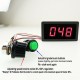 CCM5D 240W 0.56 inch 3-digit LED Display Digital 6V 12V 24V PWM DC Motor Controller Variable Speed Regulator