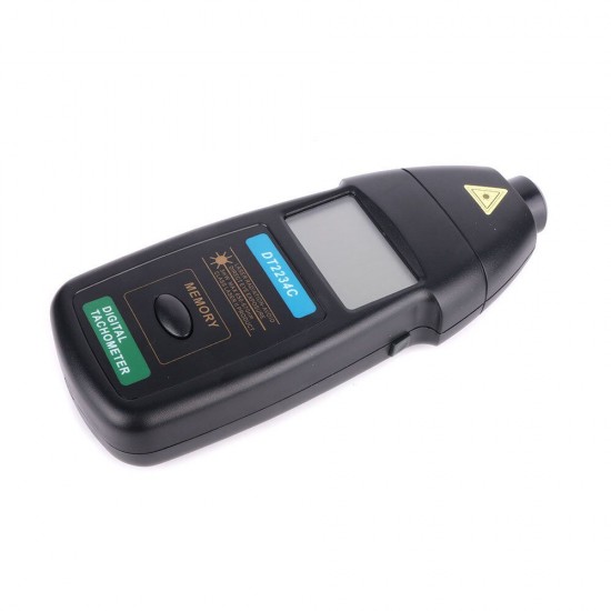 DT2234C Digital Laser Tachometer RPM Meter Non-Contact 2.5RPM-99999RPM LCD Display Speed Meter Tester Speed