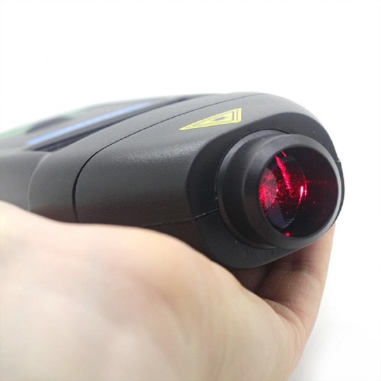 DT2234C Handheld Digital Laser Tachometer 2.5-99999RPM Non-Contact Speed Meter Gauge