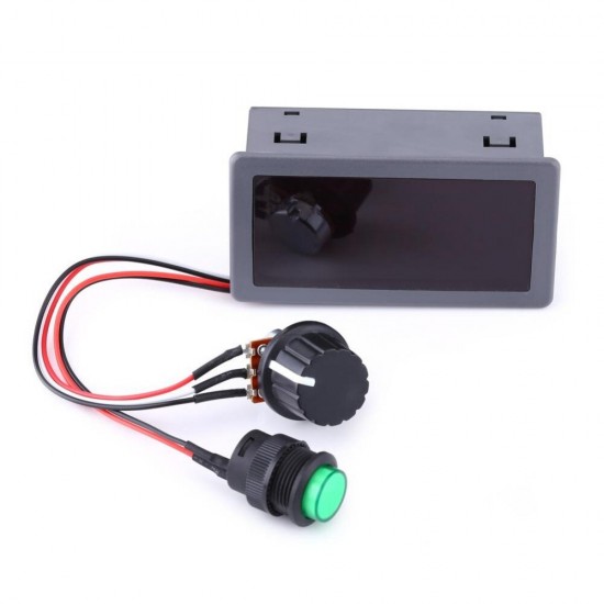 Durable DC 6V 12V 24V 5A/5A PWM Motor Speed Regulator Digital LED Display with IR Remote Controller Variable