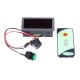 Durable DC 6V 12V 24V 5A/5A PWM Motor Speed Regulator Digital LED Display with IR Remote Controller Variable