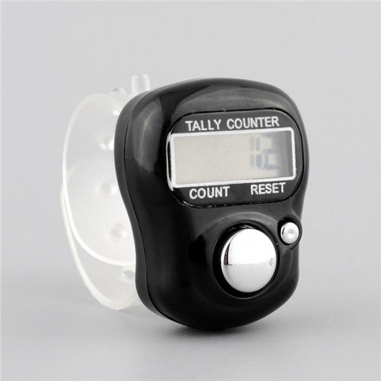 5 Digit Digital Adjustable Electronic Tally Ring Counter For Golf Multicolor Sports Dock