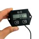 Motorcycle Car Gauge Chainsaw Tachometer Engine Hour Meter Digital Electronic