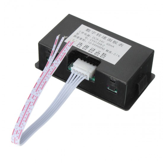 Red LED Tachometer RPM Speed Meter with Proximity Switch Sensor NPN Red LED Tachometer RPM Speed Meter with Proximity Switch Sensor NPN