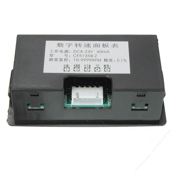 Red LED Tachometer RPM Speed Meter with Proximity Switch Sensor NPN Red LED Tachometer RPM Speed Meter with Proximity Switch Sensor NPN