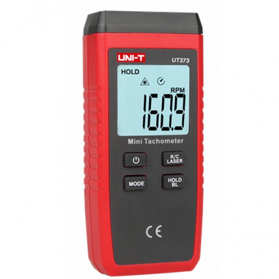 UT373 Mini Digital Non-contact Tachometer Laser RPM Meter Speed Measuring Instruments Auto Range